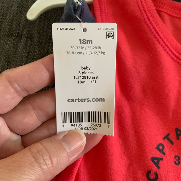 Carters 3-piece Tank and Short Set - Picture 6 of 6